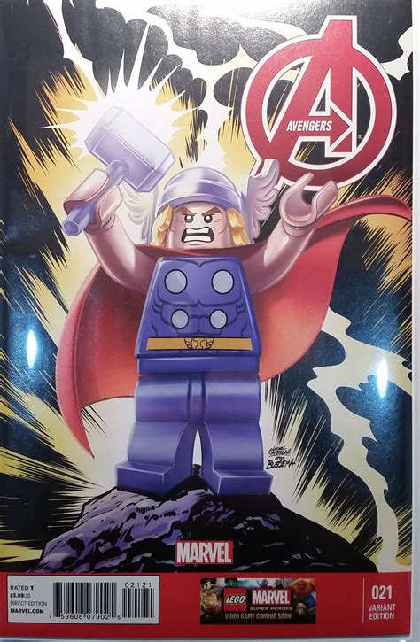 Lego Minifigures In Comics And Comic Book Covers Recreated With Lego