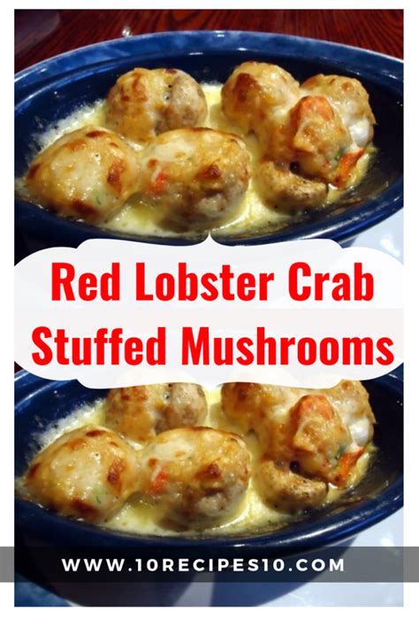 Great for entertaining or for a fancy family dinner. Red Lobster Crab Stuffed Mushrooms | Stuffed mushrooms ...
