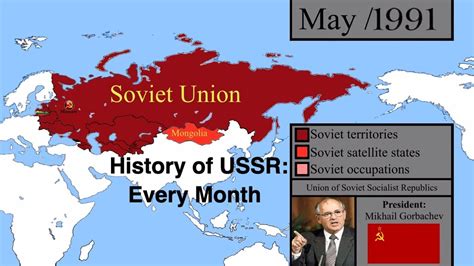 History Of Soviet Union Every Month Youtube