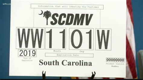 Printable Temporary License Plate South Carolina Printable Word Searches