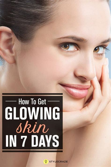 Is It Possible To Get Glowing Skin Naturally In Just A Week With
