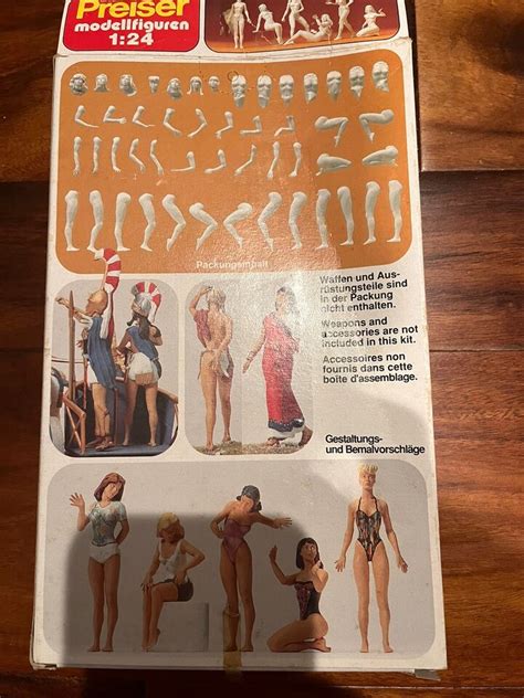 Preiser Ho Unpainted Nude Model Figures Kit For Diorama