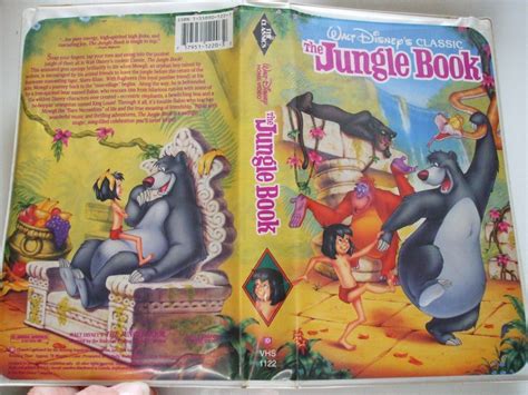 The Jungle Book Movie Vhs Walt Disney Black Diamond Classic Clamshell