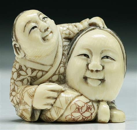 425 best netsuke images in 2019 | japanese art, carving, asian art. A Japanese Antique Ivory Netsuke