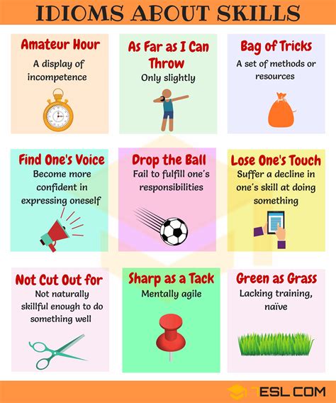 Skill Idioms 10 Useful Phrases And Idioms About Skills