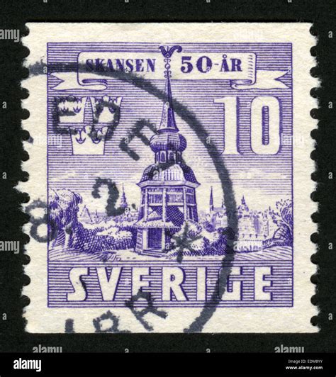 Sweden Postage Stamp Stock Photo Alamy