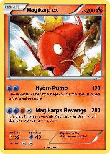 Pokémon Magikarp Ex 91 91 Hydro Pump My Pokemon Card