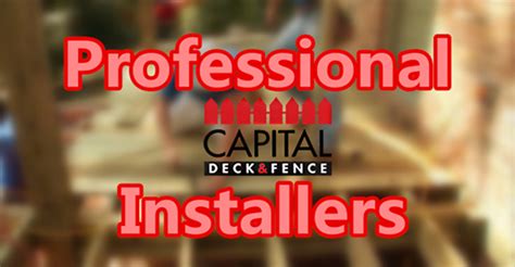 You are probably asking yourself how this could be so easy to do. Our installers are trained to install your deck and fence ...