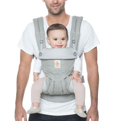 Ergobaby 360 All Carry Positions Ergonomic Baby Carrier Pearl Grey