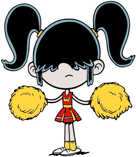 Download Hd Lucy Loud Loud House Lucy Cheerleader Transparent Png