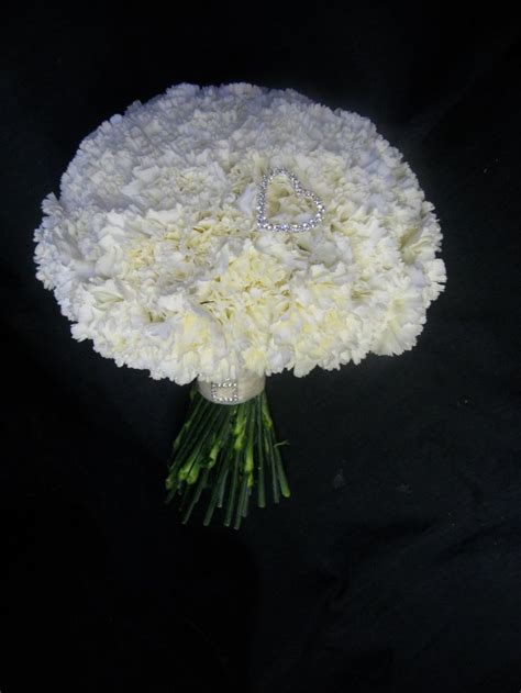 Bouquet Bridal White Carnation Bouquets White Carnation Bouquet Carnation Bouquet Carnation