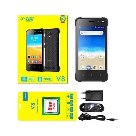 Shop X Tigi V8 Dual Sim 8gb Hdd 1gb Ram 40 Blue Online Jumia