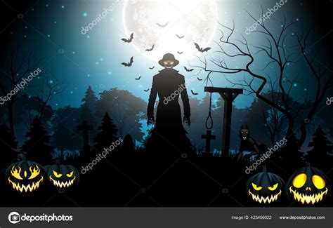 Illustration Vectorielle Mort Halloween Avec Faucheuse Sinistre