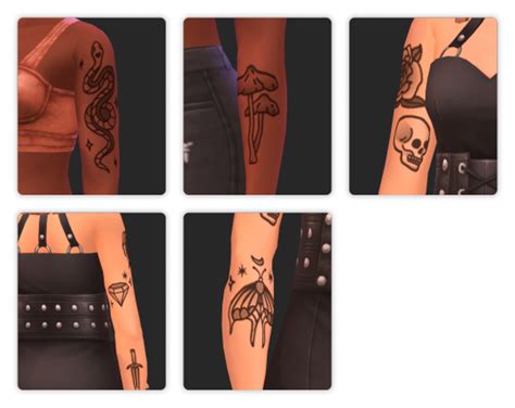 Share 84 Sims 4 Maxis Match Tattoos Best Incdgdbentre
