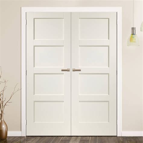 Superior quality engineered oak internal doors in stock at affordable prices. Prefinished Shaker Oak 4 Panel Door Pair - Choose Your ...
