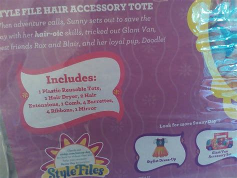 nickelodeon sunny day style file hair accessory tote 14 piece set dress up nib 39897082158 ebay