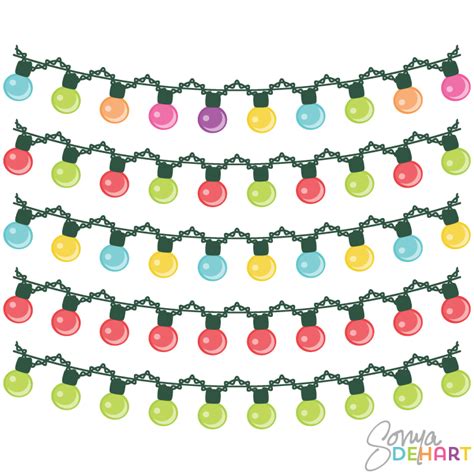 Free Christmas Lights Clipart Pictures Clipartix