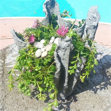 17 Best images about CEMENT CLOTH PLANTERS on Pinterest | Fun diy