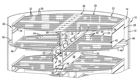 Patent Us20130234348 Cross Flow Tray And Support System For Use In A
