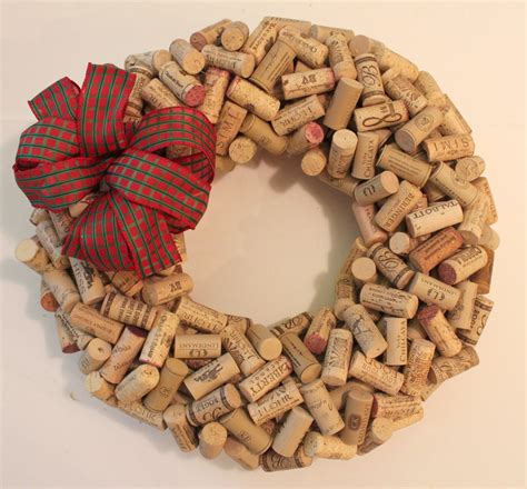 Cork Wreath Wine Cork Wreath Christmas Wreaths Diy Cork Wreath