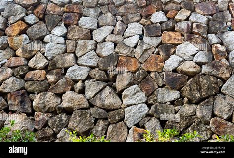Natural Stone Masonry Wall Texture Or Background Stock Photo Alamy