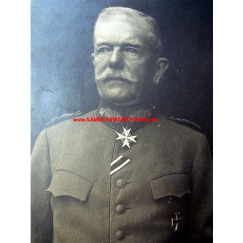 General Der Artillerie Friedrich Von Scholtz Mit Pour Le Merite