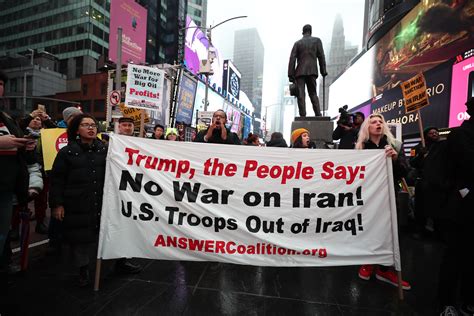 Anti War Protests Across Us The World Against Iran Action — Photos