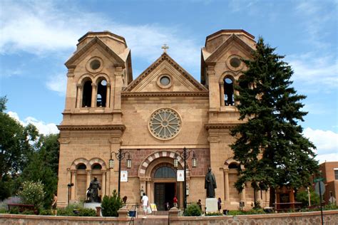 Cathedral Of St Francis Santa Fe New Mexico Just Off Of The Plaza