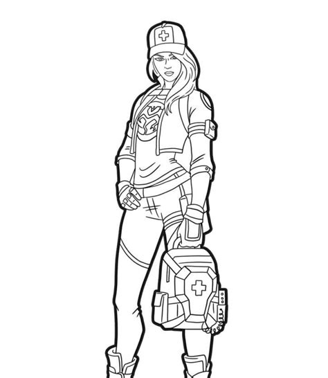 Fortnite Coloring Pages Renegade Raider The Renegade Raider Outfit Is