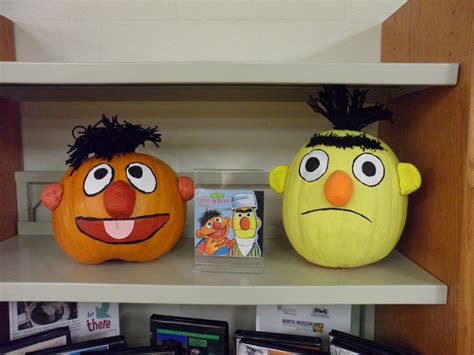 Ernie And Bert Book Character Pumpkins Pumpkin Painting 2012 Book