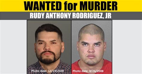 Rudy Rodriguez Jr Wanted In Murder Of Palmdale Man Considered Armed