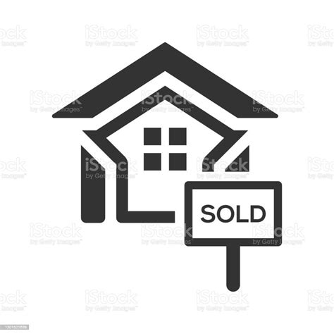 Home Sold Sign Icon Stock Illustration Download Image Now