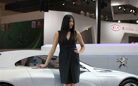 2012 beijing auto show beautiful models 06 hd wallpaper peakpx