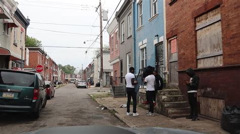 Philadelphias Worst Ghettos And Slums Up Close Youtube