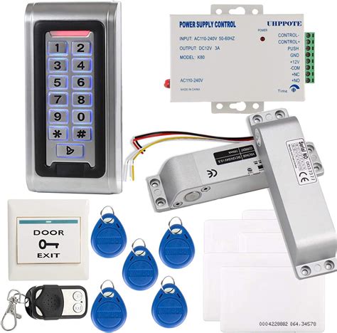 Uhppote Door Access Control Kit With Electric Strike Lock Remote Control