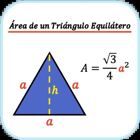 Área De Un Triángulo Equilátero Fórmula Ejemplos Y Calculadora