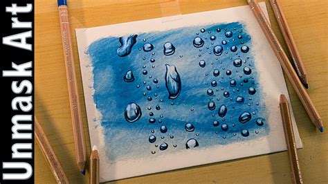 The instructions are quick and easy. Water Droplets | Colored Pencil Drawing Time Lapse ...