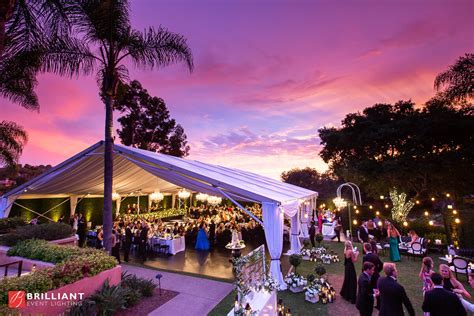 Brilliant Event Lighting — Rancho Valencia Wedding Lighting