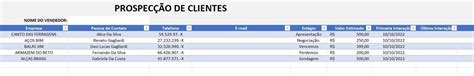 Planilha De Prospecção De Clientes Smart Planilhas