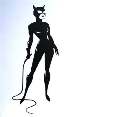 10 Catwoman Silhouette Selina Kyle Batman Vinyl Logo Decal Sticker For