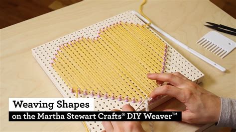 How To Weave Shapes With The Martha Stewart Crafts Diy