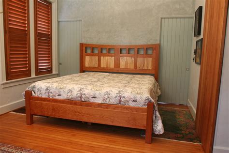 Handmade Tollet Cherry Bed By White Wind Woodworking