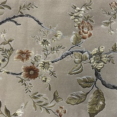 sofa fabric upholstery fabric curtain fabric manufacturer chinese style jacquard fabric flower