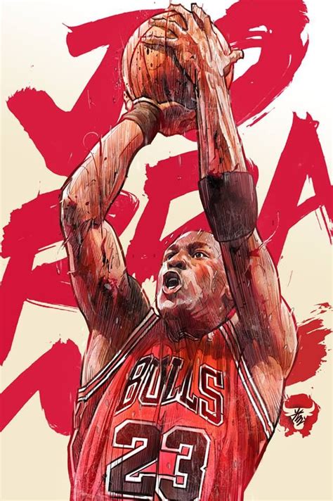 Pin By Spencer K On His Airness Michael Jordan Art Basketball