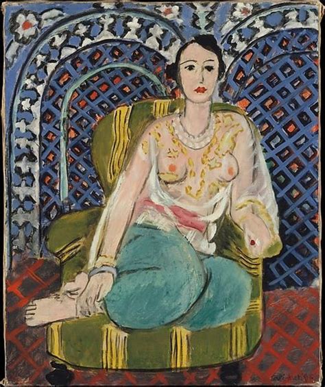 Seated Odalisque Henri Matisse Wikiart Org