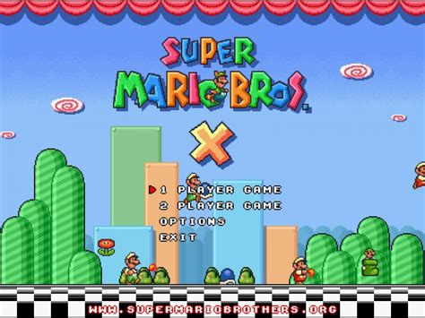 Juego Mario Gratis Super Mario Brothers X Comenzar Juego