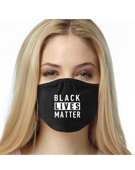 Black Lives Matter Face Mask Washable Face Political Protest Etsy