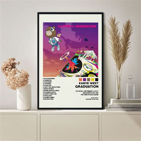 Kanye West Poster Graduation Album Cover Art Prints Wallposters Art