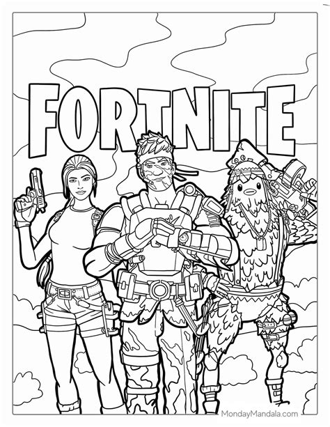 Fortnite Coloring Pages Free Pdf Printables Artofit