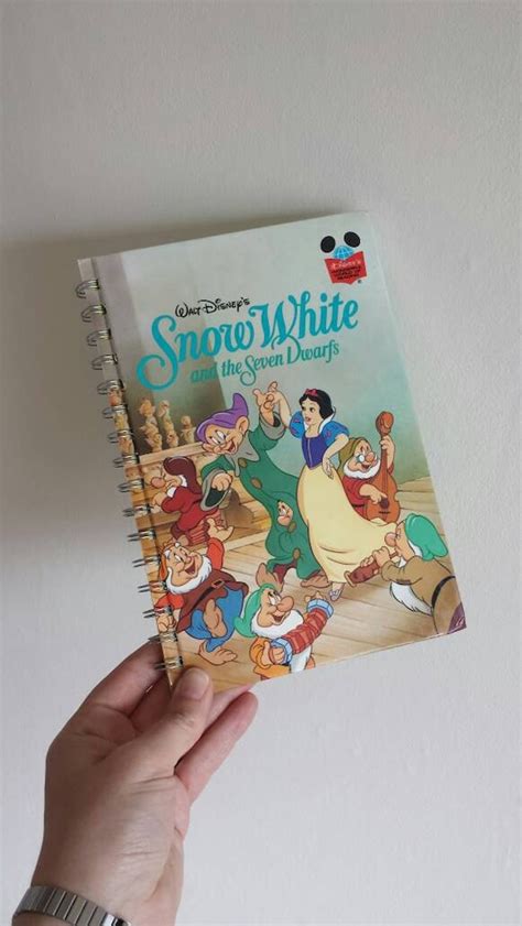 Snow White Notebook Handmade Disney Notebook